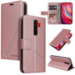 Custodia per telefono in pelle ad angolo retto GQUTROBE, For Xiaomi Redmi Note 8T, For Xiaomi Redmi Note 8 Pro, For Xiaomi Redmi Note 8, For Xiaomi Redmi 8A