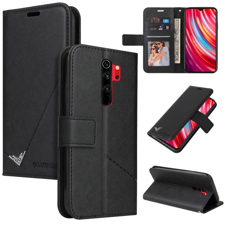 Custodia per telefono in pelle ad angolo retto GQUTROBE, For Xiaomi Redmi Note 8T, For Xiaomi Redmi Note 8 Pro, For Xiaomi Redmi Note 8, For Xiaomi Redmi 8A