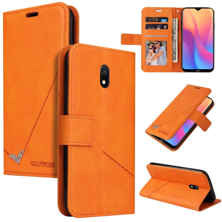 Custodia per telefono in pelle ad angolo retto GQUTROBE, For Xiaomi Redmi Note 8T, For Xiaomi Redmi Note 8 Pro, For Xiaomi Redmi Note 8, For Xiaomi Redmi 8A