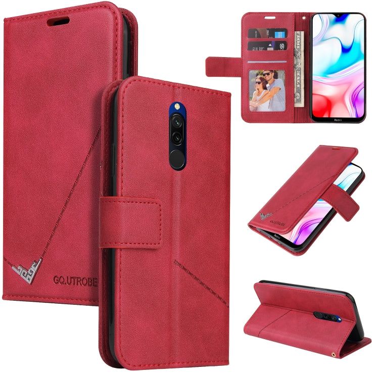 Custodia per telefono in pelle ad angolo retto GQUTROBE, For Xiaomi Redmi 8, For Xiaomi Redmi Note 7, For Xiaomi Redmi 7A