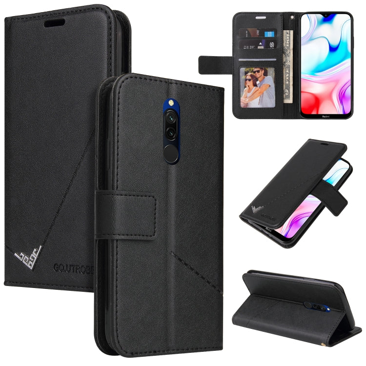 Custodia per telefono in pelle ad angolo retto GQUTROBE, For Xiaomi Redmi 8, For Xiaomi Redmi Note 7, For Xiaomi Redmi 7A
