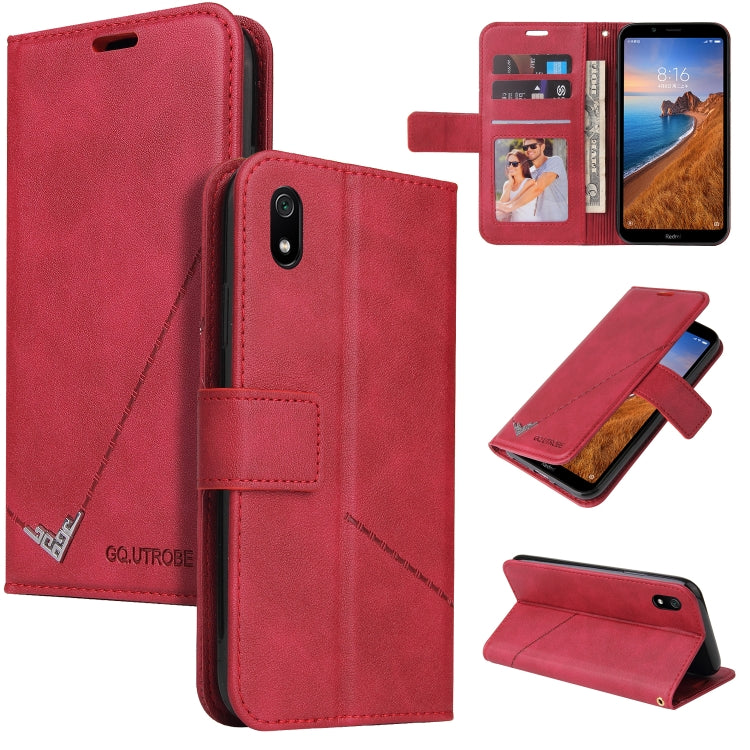 Custodia per telefono in pelle ad angolo retto GQUTROBE, For Xiaomi Redmi 8, For Xiaomi Redmi Note 7, For Xiaomi Redmi 7A