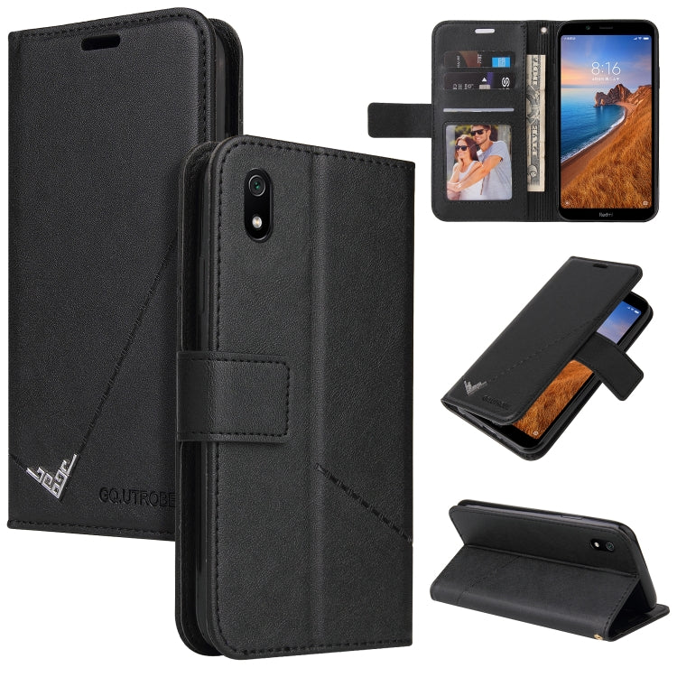 Custodia per telefono in pelle ad angolo retto GQUTROBE, For Xiaomi Redmi 8, For Xiaomi Redmi Note 7, For Xiaomi Redmi 7A