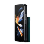 DG.MING M1 Series 3-Fold Multi Card Wallet + custodia magnetica per telefono, For Samsung Galaxy Z Fold3 5G, For Samsung Galaxy Z Fold4