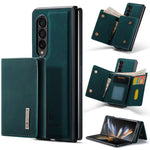 DG.MING M1 Series 3-Fold Multi Card Wallet + custodia magnetica per telefono, For Samsung Galaxy Z Fold3 5G, For Samsung Galaxy Z Fold4