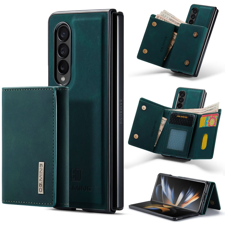 DG.MING M1 Series 3-Fold Multi Card Wallet + custodia magnetica per telefono, For Samsung Galaxy Z Fold3 5G, For Samsung Galaxy Z Fold4