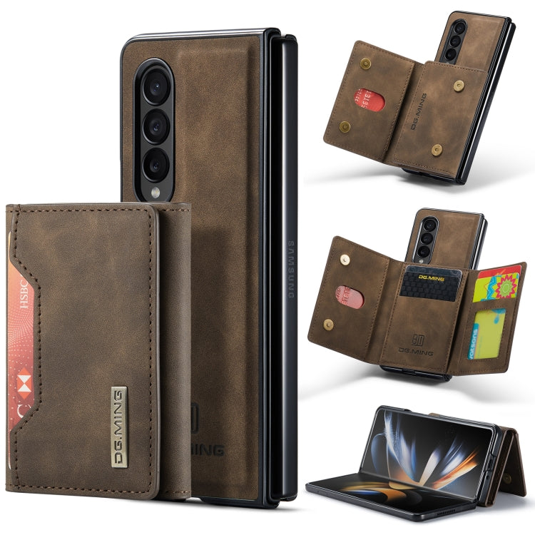 DG.MING M2 Series 3-Fold Multi Card Bag + custodia magnetica per telefono, For Samsung Galaxy Z Fold3 5G, For Samsung Galaxy Z Fold4