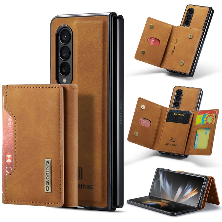 DG.MING M2 Series 3-Fold Multi Card Bag + custodia magnetica per telefono, For Samsung Galaxy Z Fold3 5G, For Samsung Galaxy Z Fold4