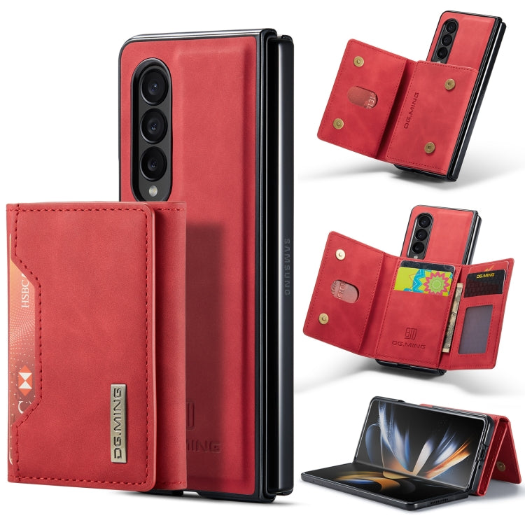 DG.MING M2 Series 3-Fold Multi Card Bag + custodia magnetica per telefono, For Samsung Galaxy Z Fold3 5G, For Samsung Galaxy Z Fold4
