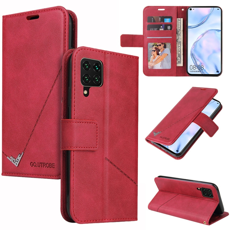 Custodia per telefono in pelle ad angolo retto GQUTROBE, For Huawei P40, For Huawei P40 Lite, For Huawei P40 Pro, Huawei P smart 2021