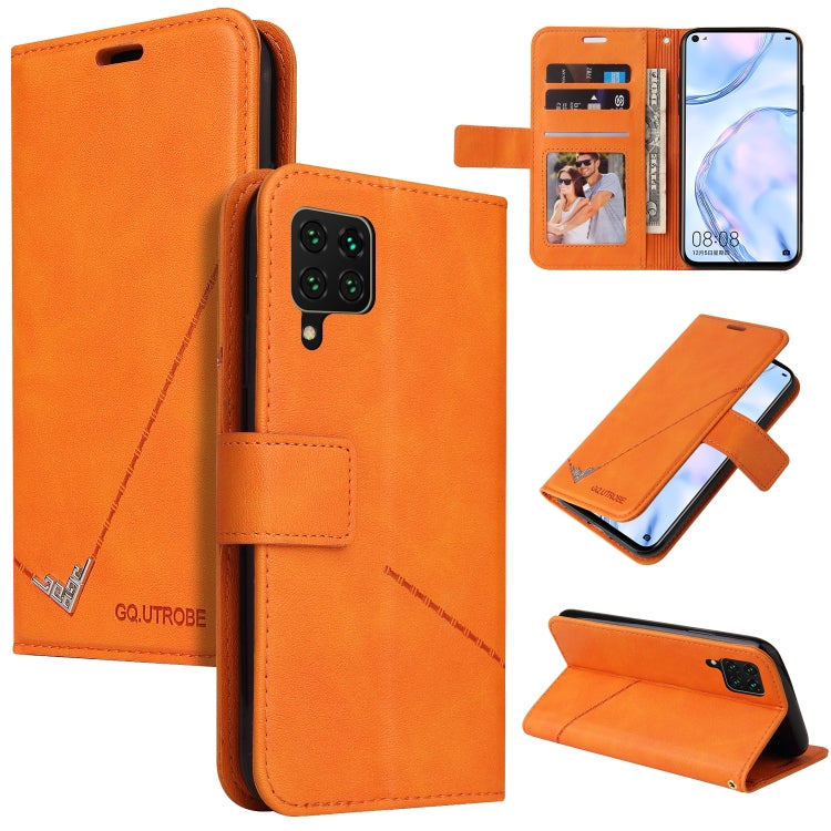 Custodia per telefono in pelle ad angolo retto GQUTROBE, For Huawei P40, For Huawei P40 Lite, For Huawei P40 Pro, Huawei P smart 2021