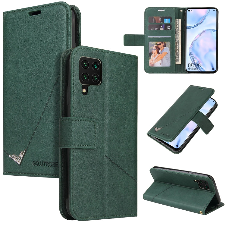 Custodia per telefono in pelle ad angolo retto GQUTROBE, For Huawei P40, For Huawei P40 Lite, For Huawei P40 Pro, Huawei P smart 2021