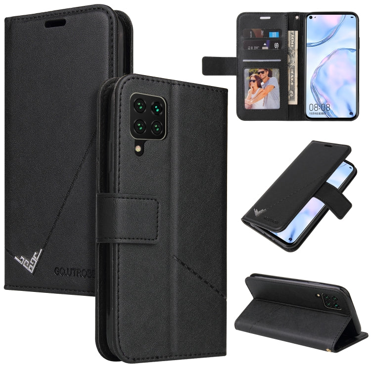 Custodia per telefono in pelle ad angolo retto GQUTROBE, For Huawei P40, For Huawei P40 Lite, For Huawei P40 Pro, Huawei P smart 2021