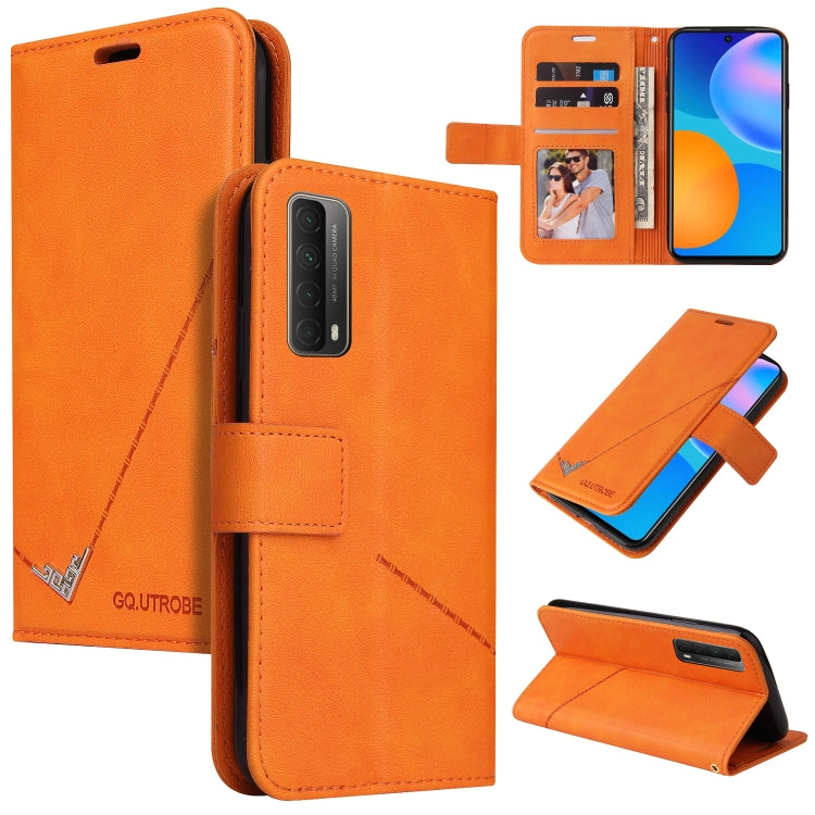 Custodia per telefono in pelle ad angolo retto GQUTROBE, For Huawei P40, For Huawei P40 Lite, For Huawei P40 Pro, Huawei P smart 2021
