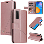 Custodia per telefono in pelle ad angolo retto GQUTROBE, For Huawei P40, For Huawei P40 Lite, For Huawei P40 Pro, Huawei P smart 2021
