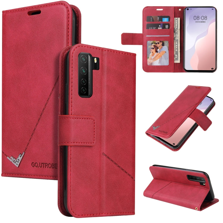Custodia per telefono in pelle ad angolo retto GQUTROBE, For Huawei nova 7 SE, For Huawei Mate 40, For Huawei Mate 40 Lite, For Huawei Mate 40 Pro