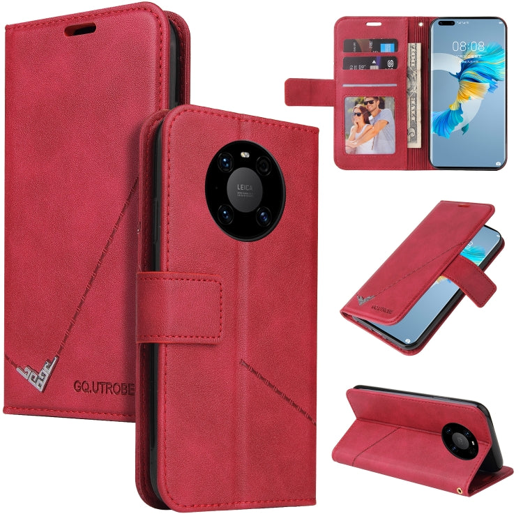Custodia per telefono in pelle ad angolo retto GQUTROBE, For Huawei nova 7 SE, For Huawei Mate 40, For Huawei Mate 40 Lite, For Huawei Mate 40 Pro
