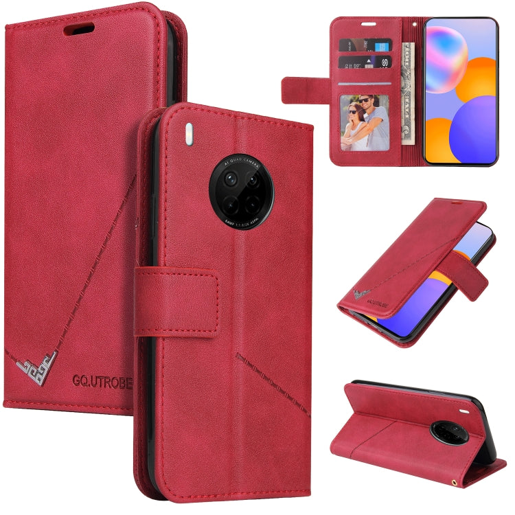 Custodia per telefono in pelle ad angolo retto GQUTROBE, For Huawei nova 7 SE, For Huawei Mate 40, For Huawei Mate 40 Lite, For Huawei Mate 40 Pro
