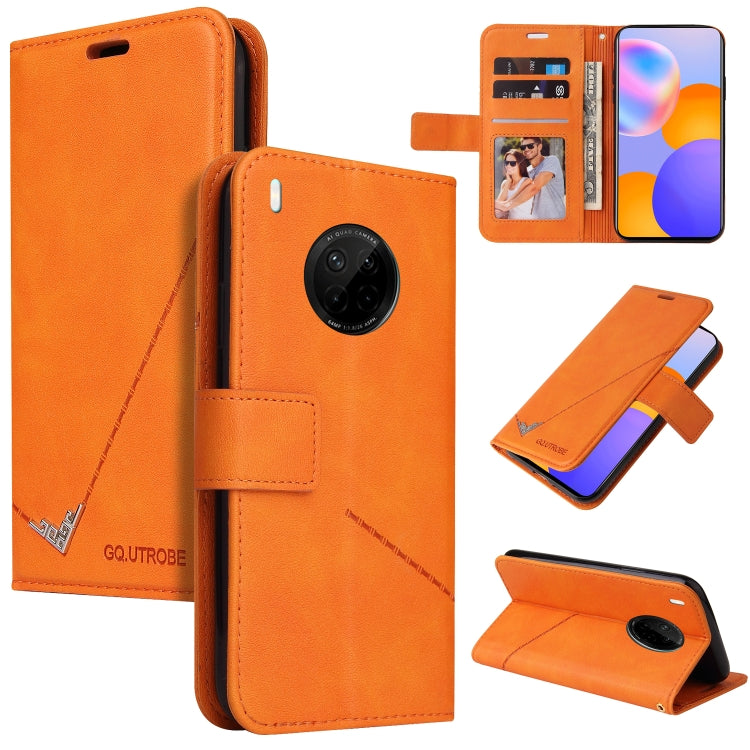 Custodia per telefono in pelle ad angolo retto GQUTROBE, For Huawei nova 7 SE, For Huawei Mate 40, For Huawei Mate 40 Lite, For Huawei Mate 40 Pro