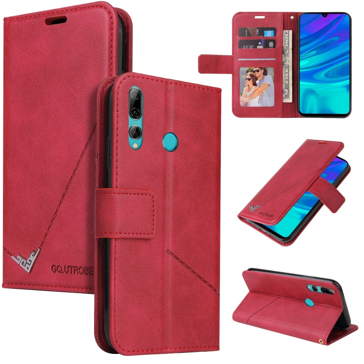 Custodia per telefono in pelle ad angolo retto GQUTROBE, For Huawei Y6p, For Huawei Y5p / Honor 9S, For Huawei P Smart Z, For Honor 10 Lite