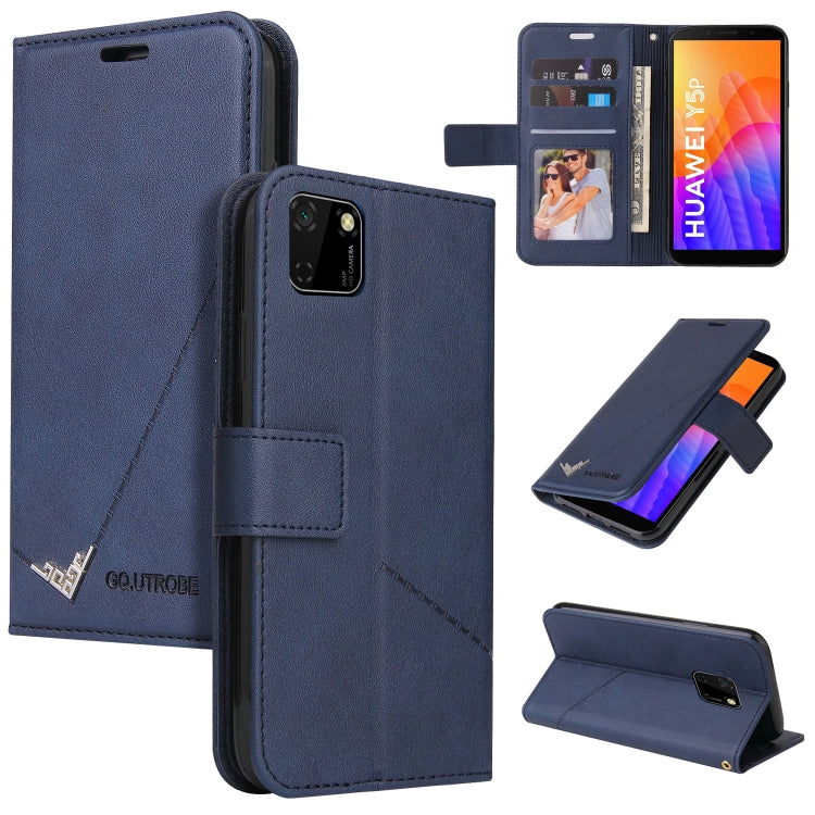 Custodia per telefono in pelle ad angolo retto GQUTROBE, For Huawei Y6p, For Huawei Y5p / Honor 9S, For Huawei P Smart Z, For Honor 10 Lite