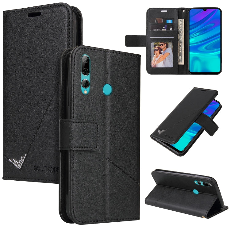 Custodia per telefono in pelle ad angolo retto GQUTROBE, For Huawei Y6p, For Huawei Y5p / Honor 9S, For Huawei P Smart Z, For Honor 10 Lite