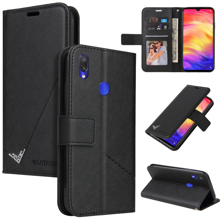 Custodia per telefono in pelle ad angolo retto GQUTROBE, For Huawei Y6p, For Huawei Y5p / Honor 9S, For Huawei P Smart Z, For Honor 10 Lite
