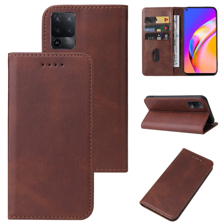 Custodia per telefono in pelle con chiusura magnetica, For OPPO A93s 5G, For OPPO A94, For OPPO F17 Pro, For OPPO F19, For OPPO F19 Pro+ 5G, For OPPO F19s 5G, For OPPO F21 Pro 5G, For OPPO Find X3