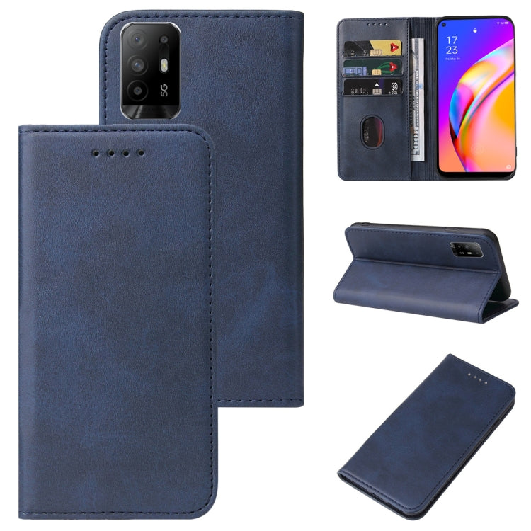 Custodia per telefono in pelle con chiusura magnetica, For OPPO A93s 5G, For OPPO A94, For OPPO F17 Pro, For OPPO F19, For OPPO F19 Pro+ 5G, For OPPO F19s 5G, For OPPO F21 Pro 5G, For OPPO Find X3