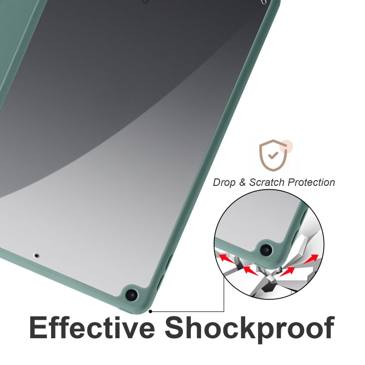 Custodia per tablet Smart in pelle pieghevole a 3 acrilici, For iPad 9.7 2018/2017, For iPad 10.2 2021/2020/2019, For iPad  Air 2022/2020/Pro 11 2021/2020/2018