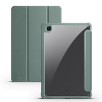 Custodia per tablet Smart in pelle pieghevole a 3 acrilici, For iPad Air 13 2024 / Pro 12.9 2022 / 2021/2020/2018, For Samsung Galaxy Tab S6 Lite 2020/2022