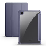 Custodia per tablet Smart in pelle pieghevole a 3 acrilici, For iPad Air 13 2024 / Pro 12.9 2022 / 2021/2020/2018, For Samsung Galaxy Tab S6 Lite 2020/2022