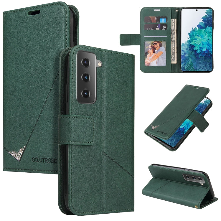 Custodia per telefono in pelle ad angolo retto GQUTROBE, For Samsung Galaxy S21 5G, For Samsung Galaxy S21+ 5G, For Samsung Galaxy S21 Ultra 5G, For Samsung Galaxy S22 5G