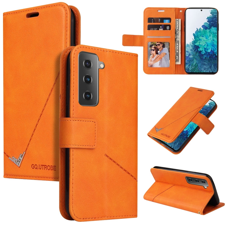 Custodia per telefono in pelle ad angolo retto GQUTROBE, For Samsung Galaxy S21 5G, For Samsung Galaxy S21+ 5G, For Samsung Galaxy S21 Ultra 5G, For Samsung Galaxy S22 5G