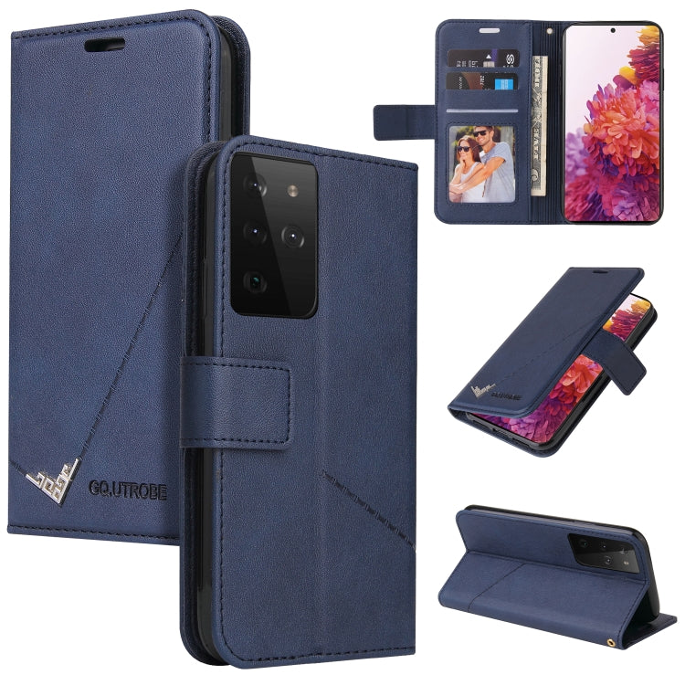 Custodia per telefono in pelle ad angolo retto GQUTROBE, For Samsung Galaxy S21 5G, For Samsung Galaxy S21+ 5G, For Samsung Galaxy S21 Ultra 5G, For Samsung Galaxy S22 5G