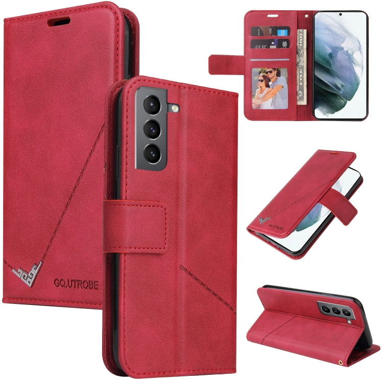 Custodia per telefono in pelle ad angolo retto GQUTROBE, For Samsung Galaxy S21 5G, For Samsung Galaxy S21+ 5G, For Samsung Galaxy S21 Ultra 5G, For Samsung Galaxy S22 5G