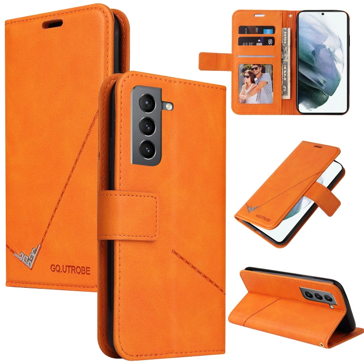 Custodia per telefono in pelle ad angolo retto GQUTROBE, For Samsung Galaxy S21 5G, For Samsung Galaxy S21+ 5G, For Samsung Galaxy S21 Ultra 5G, For Samsung Galaxy S22 5G