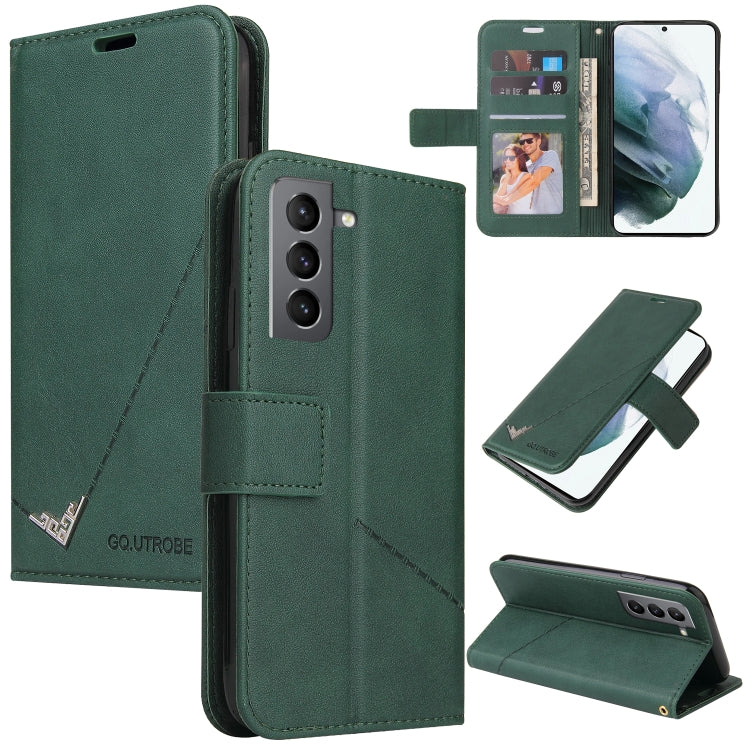 Custodia per telefono in pelle ad angolo retto GQUTROBE, For Samsung Galaxy S21 5G, For Samsung Galaxy S21+ 5G, For Samsung Galaxy S21 Ultra 5G, For Samsung Galaxy S22 5G