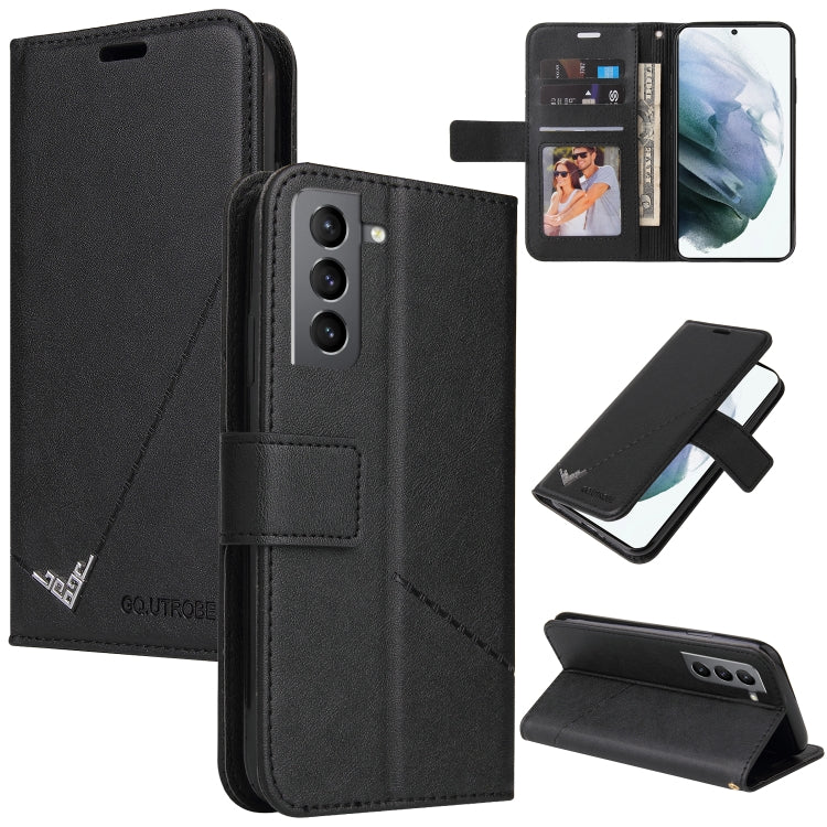 Custodia per telefono in pelle ad angolo retto GQUTROBE, For Samsung Galaxy S21 5G, For Samsung Galaxy S21+ 5G, For Samsung Galaxy S21 Ultra 5G, For Samsung Galaxy S22 5G