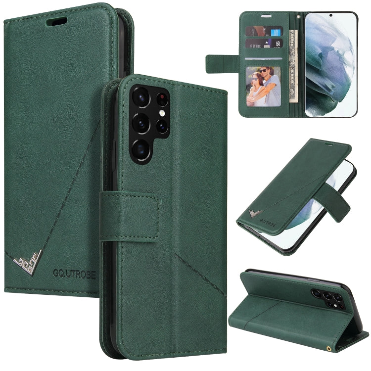 Custodia per telefono in pelle ad angolo retto GQUTROBE, For Samsung Galaxy S22+ 5G, For Samsung Galaxy S22 Ultra 5G, For Samsung Galaxy S20, For Samsung Galaxy S20+