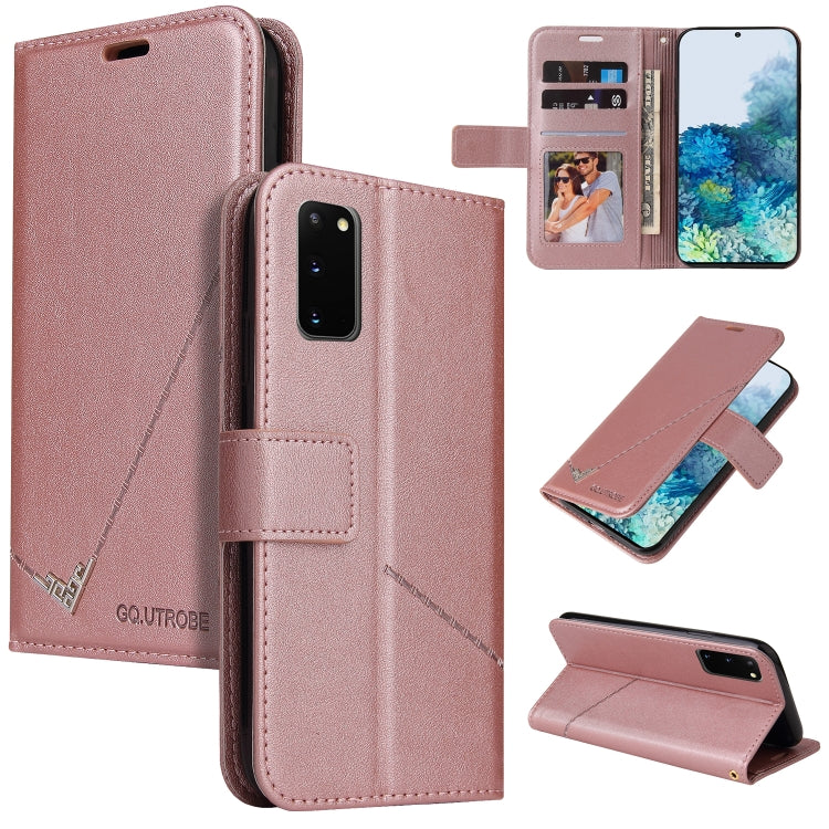 Custodia per telefono in pelle ad angolo retto GQUTROBE, For Samsung Galaxy S22+ 5G, For Samsung Galaxy S22 Ultra 5G, For Samsung Galaxy S20, For Samsung Galaxy S20+