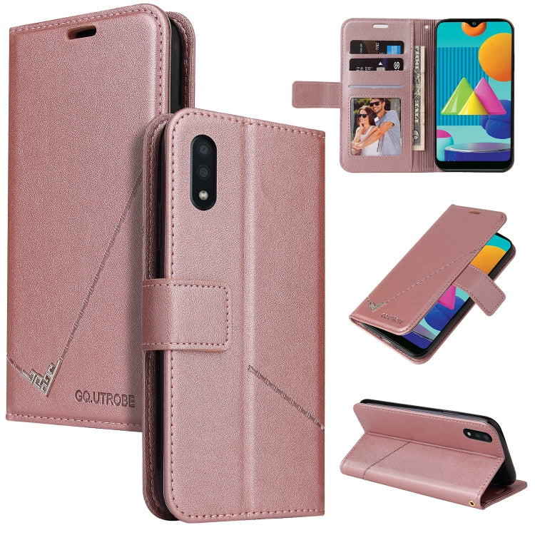 Custodia per telefono in pelle ad angolo retto GQUTROBE, For Samsung Galaxy A02, For Samsung Galaxy A02s, For Samsung Galaxy A71 5G, For Samsung Galaxy A51 5G