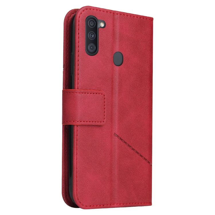 Custodia per telefono in pelle ad angolo retto GQUTROBE, For Samsung Galaxy A11 Global Version, For Samsung Galaxy A01 Core, For Samsung Galaxy M51, For Samsung Galaxy M31
