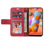 Custodia per telefono in pelle ad angolo retto GQUTROBE, For Samsung Galaxy A11 Global Version, For Samsung Galaxy A01 Core, For Samsung Galaxy M51, For Samsung Galaxy M31