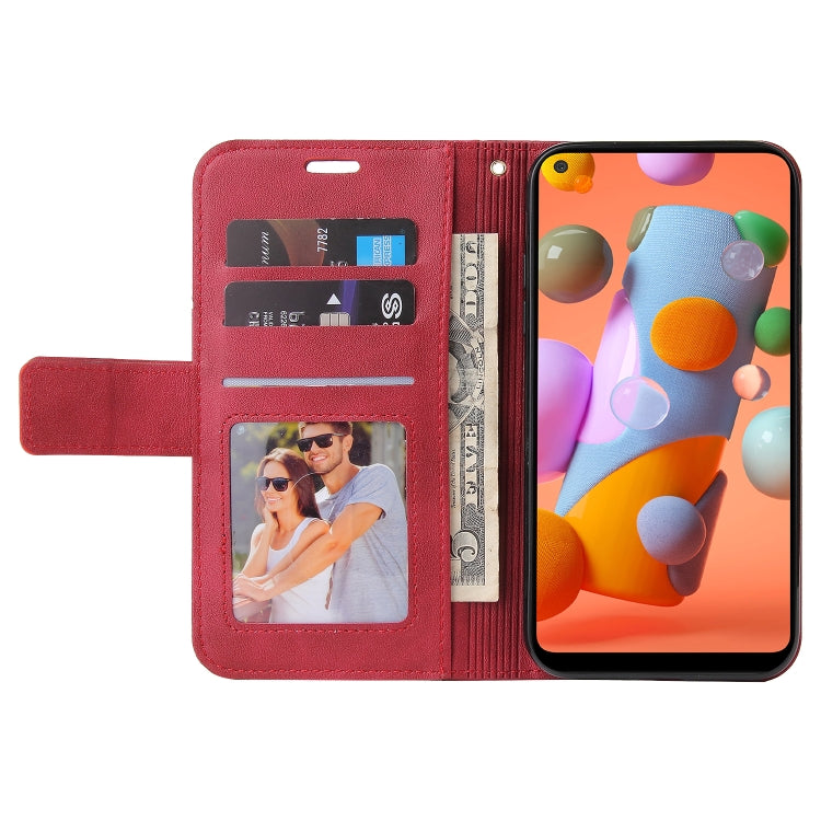 Custodia per telefono in pelle ad angolo retto GQUTROBE, For Samsung Galaxy A11 Global Version, For Samsung Galaxy A01 Core, For Samsung Galaxy M51, For Samsung Galaxy M31