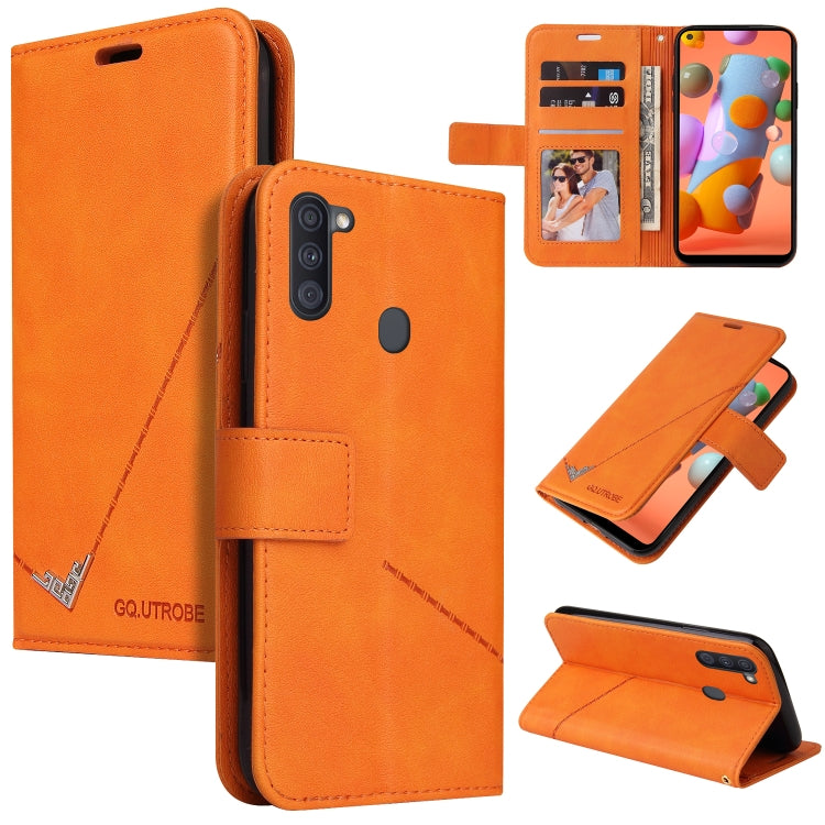 Custodia per telefono in pelle ad angolo retto GQUTROBE, For Samsung Galaxy A11 Global Version, For Samsung Galaxy A01 Core, For Samsung Galaxy M51, For Samsung Galaxy M31