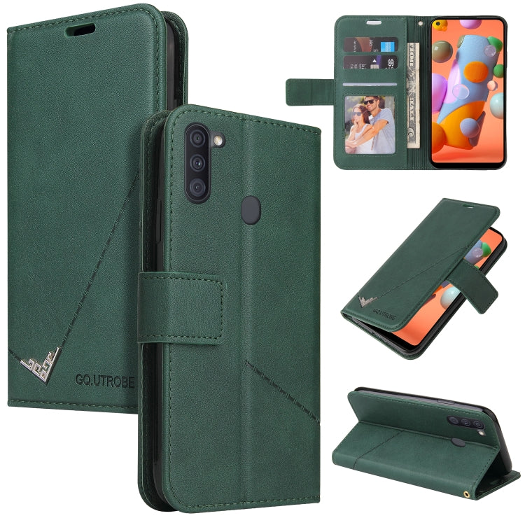Custodia per telefono in pelle ad angolo retto GQUTROBE, For Samsung Galaxy A11 Global Version, For Samsung Galaxy A01 Core, For Samsung Galaxy M51, For Samsung Galaxy M31