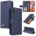 Custodia per telefono in pelle ad angolo retto GQUTROBE, For Samsung Galaxy A11 Global Version, For Samsung Galaxy A01 Core, For Samsung Galaxy M51, For Samsung Galaxy M31