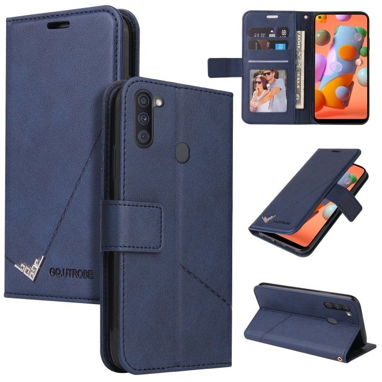 Custodia per telefono in pelle ad angolo retto GQUTROBE, For Samsung Galaxy A11 Global Version, For Samsung Galaxy A01 Core, For Samsung Galaxy M51, For Samsung Galaxy M31