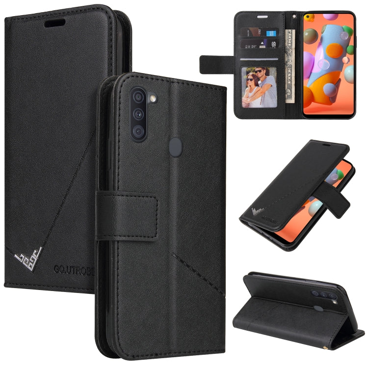 Custodia per telefono in pelle ad angolo retto GQUTROBE, For Samsung Galaxy A11 Global Version, For Samsung Galaxy A01 Core, For Samsung Galaxy M51, For Samsung Galaxy M31